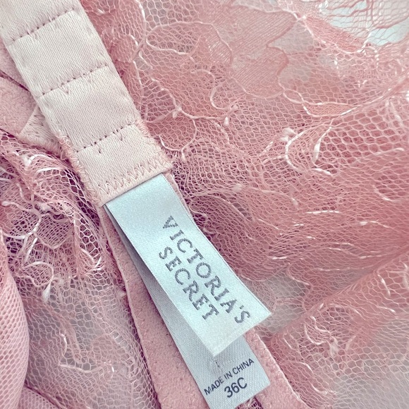 Vintage Victoria's Secret Pink Lace Chemise - Picture 11 of 14